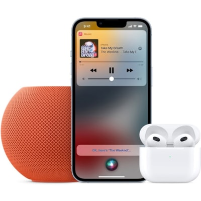 Apple HomePod mini Bluetooth Smart Speaker - Siri Supported - Orange - Wireless LAN  