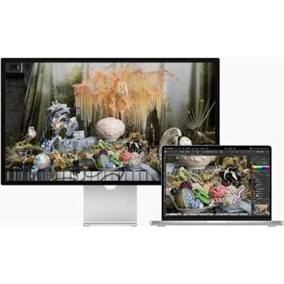 Apple - Moniteur LCD Studio 27 po Classe Webcam 5K - 27 po Visible - 5120 x 2880 - 1 milliard de couleurs - 600 cd/m² - Hauts-Parleurs  MNTR 