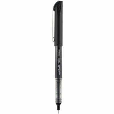 Uni-Ball Vision Needle Rollerball Pen - 0.5 mm (0.02") Micro Needle Pen Point - Black Ink VISION NEEDLE 