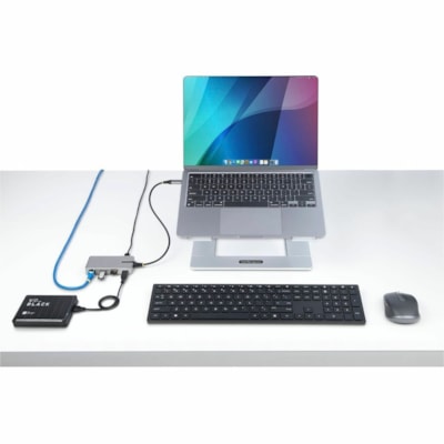 StarTech.com 3-Port USB-C Hub with Ethernet, 3x USB-A Ports, GbE, 5Gbps, Bus-Powered, 1ft/30cm Cable, Portable USB Type-C Expansion Hub - Portable Bus-Powered USB-C Expansion Hub/Gb Ethernet Adapter (WoL/Jumbo Frames/V-LAN Tagging) for laptop/desktop - 3-Port USB-A 3.2 Gen 1 5Gbps - USB ports provid  PERP 