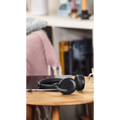 Jabra Evolve2 65 Flex Headset - Stereo - Wireless - Bluetooth - 98.4 ft (30 m) - 20 Hz to 20 kHz - On-ear - Binaural - Supra-aural - MEMS Technology, Noise Cancelling Microphone - Noise Canceling  