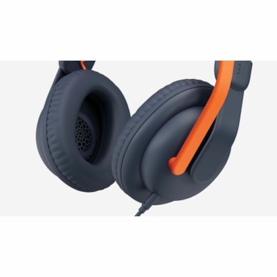 Logitech Zone Learn Headset - Stereo - USB Type A - Wired - On-ear - Binaural - Circumaural - 4.3 ft Cable - Noise Canceling  ACCS 