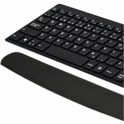 IntekView Wrist Rest - 17.30" (439.42 mm) Height x 2.40" (60.96 mm) Width x 0.98" (24.89 mm) Depth - Black - Silicon - Anti-slip ANTI-SLIP 