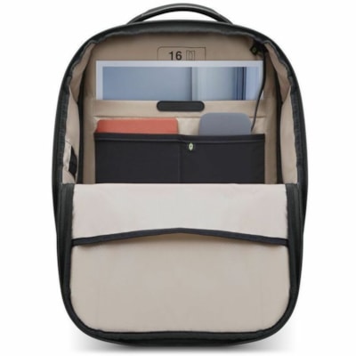 Lenovo Professional Carrying Case (Backpack) for 16" Notebook, Accessories - Black - Water Resistant, Wear Resistant, Tear Resistant - Recycled Polyethylene Terephthalate (R-PET) Exterior Material - Shoulder Strap - 1.18" (29.97 mm) Height x 14.45" (367.03 mm) Width x 10.47" (265.94 mm) Depth O 