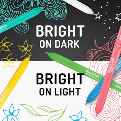 Paper Mate Inkjoy Gel Bright! Pens, Medium Point (0.7mm) - 0.7 mm (0.03") Medium Pen Point - Retractable - Assorted Ink - Gel-based - Assorted Barrel - 6 / Pack INKJOY BRIGHT 