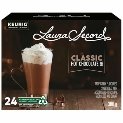 Laura Secord Hot Chocolate - Hot Chocolate Mix - 24 / Box KCUP PODS 