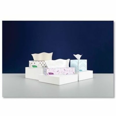 Cascades PRO Cube Box Facial Tissue - 2 Ply - 8" (203.20 mm) Width x 8" (203.20 mm) Length - White - Virgin Fiber - 90 / Box 2PLY FACIAL TISSUE  CUBE BOX 8"X8" PER SHEET  90 SHTS/BOX