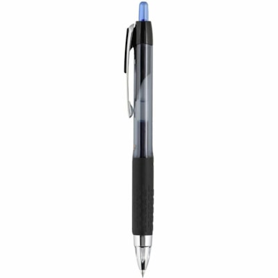 uniball(tm) 207, Gel Pen - 0.7 mm (0.03") Pen Point - Retractable - Blue Ink - Pigment-based - Clear Plastic Barrel PEN 