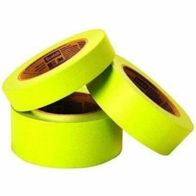 ScotchBlue - Ruban de masquage 2055-48NP - longueur de 2,17 po (55 mm) x largeur de 1,89 po (48 mm) - Vert - Fibre - Papier crépon Endos - Caoutchouc Adhésif - Pour Peinture, Usage général, Multisurface, Peinture, Bois, Surface peinte, Carrelage, Fenêtre, Maison, Bureau,  SCOTCH  CONTIENT 30% DE FIBRE DE POST-CONSOMMATION