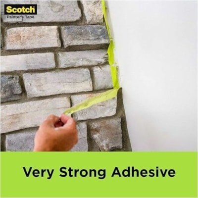 Scotch Rough Surface Painter's Tape 2060-48MP, 1.88 in x 60.1 yd - 2.17" (55 mm) Length x 1.88" (47.8 mm) Width - Green - For Rough Surface, Brick, Concrete, Wood, Stucco, Paint - 24 Case GREEN PAINTER'S TAPE 