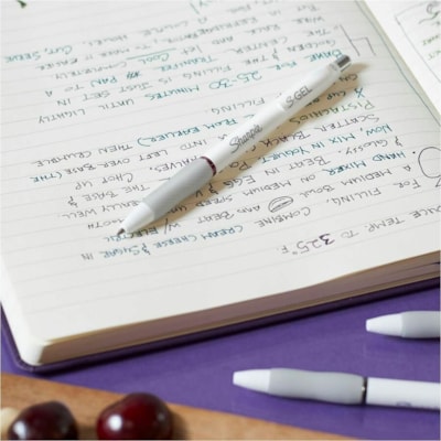Sharpie S-Gel Pens - 0.7 mm (0.03") Medium Pen Point - Retractable - Bold Jewel Ink - Gel-based - Pearl White Plastic Barrel - 4 / Pack BOLD JEWEL 