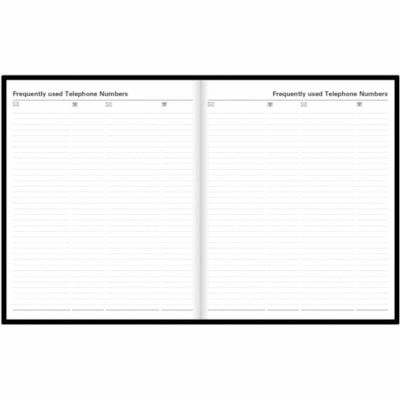 Letts 2026 Standard 12-Month Daily Planner - January to December - 10-1/4" x 8-1/4" - Assorted Colours - English - Standard - Daily - 12 Month - January 2026 to December 2026 - 1 Day Single Page Layout - Quarto - 8 1/4" (209.55 mm) x 10 1/4" (260.35 mm) Sheet Size - White Sheet - Sewn - Assorted - P  