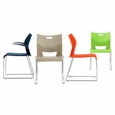 Global - Chaise 6621GT CCT CM - Seat Color Cactus - Résine Seat Material - Résine Back Material - Résine - 2 ARMLESS STACKING CHAIR POLYPROPYLENE  CACTUS