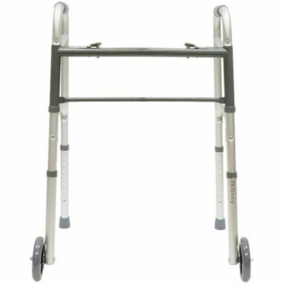 Bios Medical Replacement Walker Tips for 56004 (2pcs) - 2 Piece 5" WHEELS AND RUBBER FEET 