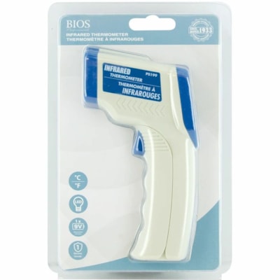 BIOS Professional - Thermomètre à infrarouge - 58 °F (-50 °C) à 536 °F (280 °C) - Infrarouge, Arrêt automatique, Grand écran, Pointeur laser - Pour Alimentaire, Surface PRéCISION:   2% OU 2 ° C -50 TO 280°C / -58 TO 716°F