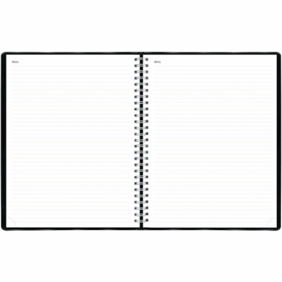 Blueline 2026 Timanager 13-Month Weekly/Monthly Planner - December to December - 8-1/2" x 6-3/4" - Black - Bilingual - Weekly, Monthly - 13 Month - December 2025 to December 2026 - 7:00 AM to 7:30 PM - Half-hourly - Monday - Friday - 6 3/4" (171.45 mm) x 8 1/2" (215.90 mm) Sheet Size - Twin Wire - B  
