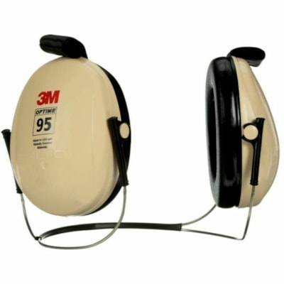 Peltor Optime Earmuffs - Recommended for: Airport, Construction, Manufacturing, Oil & Gas, Agriculture, Pharmaceutical, Transportation, Assembly, Cleaning, Demolition, Electrical, ... - Behind-the-head Earmuff - 21 - Noise, Noise Reduction Rating Protection - Acrylonitrile Butadiene Styrene (ABS), S COMPRESSION BANDAGE 10.2 CM 