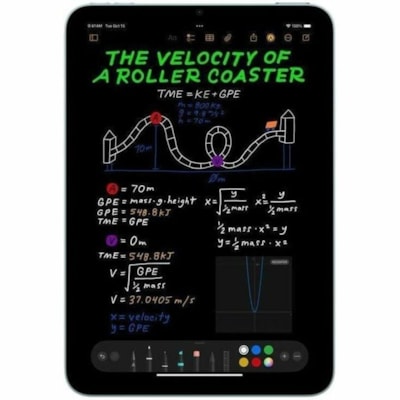 Apple iPad mini (2024) A2993 Tablet - 8.3" - Apple A17 Pro (3 nm) Hexa-core - 8 GB - 128 GB Storage - Blue - A17 Pro Dual-core (2 Core) 3.78 GHz + A17 Pro Quad-core (4 Core) - 2266 x 1488 - Liquid Retina Display, True Tone Technology, In-plane Switching (IPS) Technology Display - 12 Megapixel Front  ISYST 