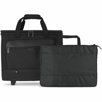 bugatti Core Carrying Case for 17" to 17.3" Notebook - Black - Polyester, Vegan Leather, 1680D Polyester Body - Telescoping Handle - 17.25" (438.15 mm) Height x 18.25" (463.55 mm) Width x 11" (279.40 mm) Depth - Unisex NYLON ON WHEELS 