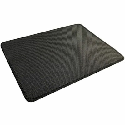 Grand & Toy Mouse Pad - Black - Rubber, Cloth - Anti-slip - Mouse BLACK COLOR CLOTH+COLOR PRINTING+RUBR SOLE