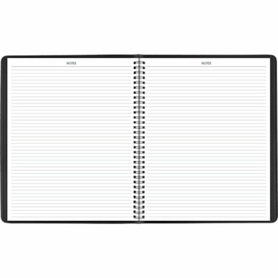 At-A-Glance 2026 Monthly Planner - 11" H x 8-7/8" W - Black - English - Monthly - 15 Month - January 2026 to March 2027 - 1 Month Double Page Layout - 8 7/8" (225.30 mm) x 11" (279.40 mm) Sheet Size - Spiral Bound - Paper - Black Simulated Leather, Faux Leather Cover - Monthly Planner, Event Plannin 9 X 11 BLK ENGLISH 