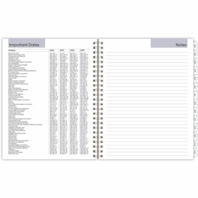 At-A-Glance Executive G5455026 Planner Refill - Weekly, Monthly - 12 Month - January 2026 to December 2026 - 1 Week, 1 Month Double Page Layout - 6 7/8" (174.63 mm) x 8 3/4" (222.25 mm) Sheet Size - Spiral Bound - Paper Cover - Monthly Tab, Expense Tracking, Contact Sheet, Bleed Resistant Paper - 1  FOR G54500 6-7/8 X 8-3/4 SFI CERTIFIED