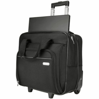 Targus Metro TBR003US Carrying Case (Roller) for 15.4" to 16" Notebook - Black  - Water Resistant - 1200D Polyester Body - Handle - 15.75" (400.05 mm) Height x 9" (228.60 mm) Width - 28 L Volume Capacity - 1 Each  CASE 