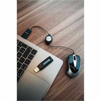 Microban 64GB Store 'n' Go V3 USB 3.2 Gen 1 Flash Drive - Gray - 64 GB - USB 3.2 (Gen 1) Type A - 80 MB/s Read Speed - 25 MB/s Write Speed - Gray - Lifetime Warranty - 1 Each BLACK & GRAY 