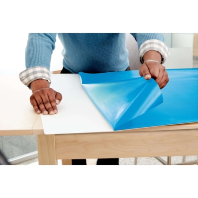 Post-it® - Rouleau effaçable à sec DEF3X2 - Surface Blanc - largeur de 24 po (609,60 mm) x longueur de 36 po (914,40 mm) - Film Blanc - Rectangle - Souple, Ant-tache, Autocollant - 1 / emballage DEF3X2-C  .609 M X .914 M 