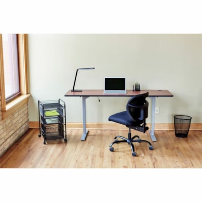 Safco Vue Intensive-use Mesh Task Chair - Black Seat Color - Vinyl Seat Material - Nylon Back Material - 5-star Base - 1 Each 24/7 USE  500 LB CAPACITY MESH BACK  BLACK VINYL SEAT