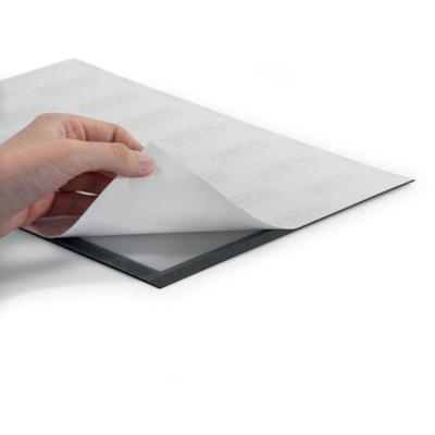 DURABLE - Cadre document DURAFRAME - 11 po (279,40 mm) x 17 po (431,80 mm) Taille du cadre - Rectangle - Horizontal, Vertical - Double face, Magnétique, Autocollant - Argenté - 2 / emballage AUTOCOLLANTS  TABLOIDE  ARGENT PAQUET DE 2