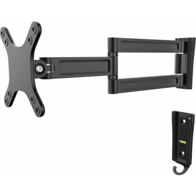 StarTech.com Wall Mount Monitor Arm, Dual Swivel, Supports 13'' to 34" (33.1lb/15kg) Monitors, VESA Mount, TV Wall Mount, TV Mount - Save space by wall-mounting your monitor and maximize viewing w/ the swiveling extension arm - Wall Mount Monitor Arm - Dual Swivel - For Monitors & Flat-Screen TVs 13  MNT 