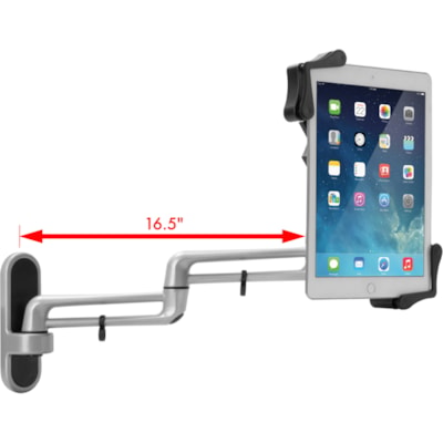 CTA Digital Articulating Tablet Wall Mount for Tablets, including iPad 10.2-inch (7th/ 8th/ 9th Generation) - 1 Display(s) Supported - 15.5" (393.70 mm) Screen Support . Compatible with any 7-13in t ablets  including iP