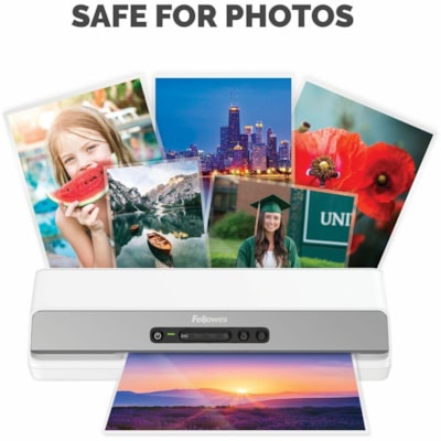 Fellowes Letter-Size Thermal Laminating Pouches - Sheet Size Supported: Letter 8.50" (215.90 mm) Width x 11" (279.40 mm) Length - Laminating Pouch/Sheet Size: 9" (228.60 mm) Width x 5 mil (0.13 mm) Thickness - Glossy - for Document - Durable, Photo-safe, Erasable, Water Proof - Clear - 200 / Pack uches - Letter  5 mil  200 pac k