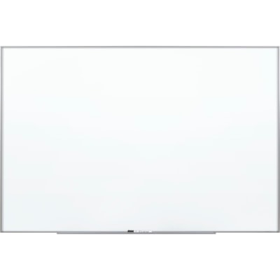 Quartet Fusion Nano-Clean Dry Erase Board - 96" (2438.40 mm) Width x 48" (1219.20 mm) Height - White Surface - Silver Aluminum Frame - Rectangle - Horizontal/Vertical - Magnetic NANOCLEAN  DRY ERASE ALUMINUM FRAME