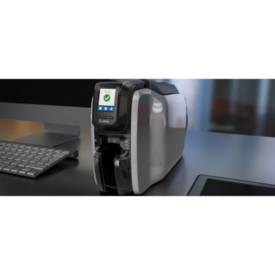 Zebra ZC300 Double Sided Desktop Dye Sublimation/Thermal Transfer Printer - Color - Card Print - USB - 7.8 Second Mono - 25.2 Second Color - 300 dpi  PRNT 