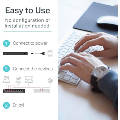 TP-Link 16-Port 10/100Mbps + 2-Port Gigabit Unmanaged PoE Switch - 16 Ports - Fast Ethernet, Gigabit Ethernet - 10/100Base-T, 10/100/1000Base-T, 1000Base-X - 2 Layer Supported - Modular - 2 SFP Slots - 15 W Power Consumption - 250 W PoE Budget - Twisted Pair, Optical Fiber - PoE Ports - 1U - Rack-mo EPERP 