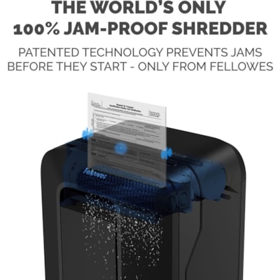Fellowes Powershred LX200 Micro Cut Shredder - Micro Cut - 12 Per Pass - for shredding Paper, Paper Clip, Credit Card, Staples - 0.2" (3.97 mm) x 0.5" (12.70 mm) Shred Size - P-4 - 1.80 in/s (45.72 mm/s) - 9" (228.60 mm) Throat - 10 Minute Run Time - 22.71 L Wastebin Capacity - Black P4. 9" THROAT. 5.8 GAL 10MIN ON/15MIN OFF.1080' T/PUT