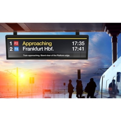 NEC Display 42" Stretch Signage Display - 42" (1066.80 mm) LCD - 1920 x 480 - Edge LED - 700 cd/m² - 480p - DVI - SerialEthernet - Black  MNTR 