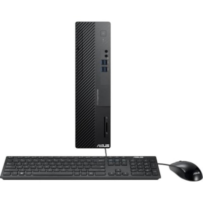 Asus ExpertCenter D500 D500SA-Q31SP Desktop Computer - Intel Core i3 10th Gen i3-10100 - 8 GB - 256 GB SSD - Small Form Factor - Black - Windows 10 Pro - IEEE 802.11ac - 300 W 0SYST 