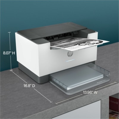 HP LaserJet 200 M209dw Desktop Wireless Laser Printer - Monochrome - 30 ppm Mono - 600 x 600 dpi Print - Automatic Duplex Print - 150 Sheets Input - Ethernet - Wireless LAN - Wi-Fi Direct, HP Smart App, Apple AirPrint, Mopria - 20000 Pages Duty Cycle - Plain Paper Print - Fast Ethernet - USB  
