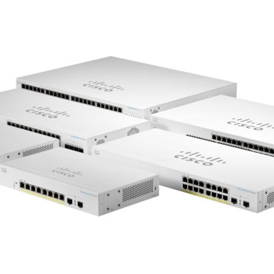 Cisco Business CBS220-24T-4G Ethernet Switch - 24 Ports - Manageable - 2 Layer Supported - Modular - 4 SFP Slots - 18 W Power Consumption - Optical Fiber, Twisted Pair - Rack-mountable - 3 Year Limited Warranty FP 