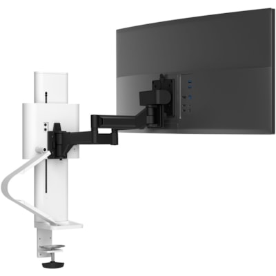 Ergotron TRACE Desk Mount for Monitor, LCD Display - White - 1 Display(s) Supported - 38" Screen Support - 21.61 lb (9800 g) Load Capacity - 75 x 75, 100 x 100 BRIGHT WHITE 