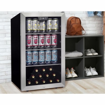 Danby Wine Cabinet - 12 Bottle(s) BLACK/STAINLESS STEEL 