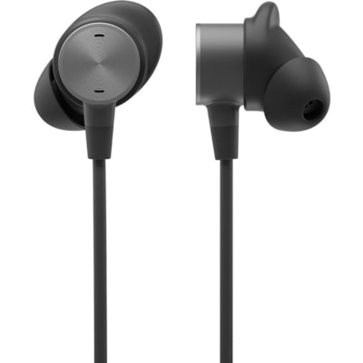 Logitech Zone Wired Earbuds - Stereo - Mini-phone (3.5mm), USB Type C, USB Type A - Wired - 16 Ohm - 20 Hz to 16 kHz - Earbud - Binaural - In-ear - 4.8 ft (1.46 m) Cable - Noise Cancelling, Omni-directional, MEMS Technology Microphone - Graphite  ACCS 