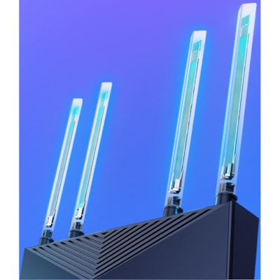 TP-Link Archer AX23 Wi-Fi 6 IEEE 802.11ax Ethernet Wireless Router - Dual Band - 2.40 GHz ISM Band - 5 GHz UNII Band - 4 x Antenna(4 x External) - 230.40 MB/s Wireless Speed - 4 x Network Port - 1 x Broadband Port - Gigabit Ethernet - VPN Supported - Desktop  
