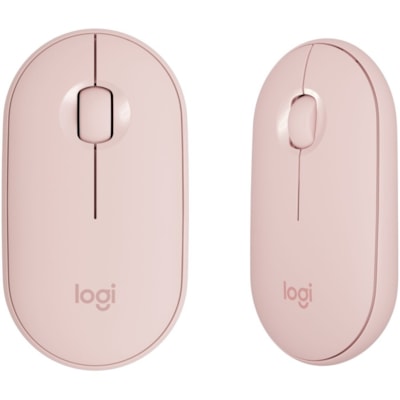 Logitech MK470 Keyboard & Mouse - USB Mechanical Wireless RF 2.40 GHz Keyboard - USB Wireless RF Mouse - Optical - 1000 dpi - Scroll Wheel - Symmetrical - AAA, AA - Compatible with Desktop Computer, Notebook for PC COMPACT & QUIET WIRELESS KEYBOARD & MOUSE COMBO - ROSE