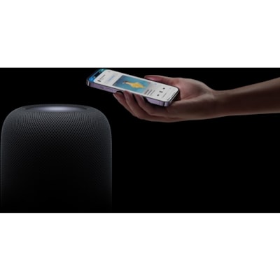 Apple HomePod (2nd Generation) Portable Bluetooth Smart Speaker - Siri Supported - Midnight - Dolby Atmos - Wireless LAN  SPKR 