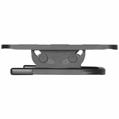 IntekView - Repose-pieds FR200 - 9,65 po (245 mm) à 15,75 po (400 mm) Hauteur réglable - Noir - Acier - 1 / Unité  