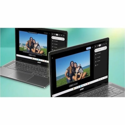 Acer Chromebook Plus 514 CBE574-1T-R8T7 14" Touchscreen Chromebook - WUXGA - AMD Ryzen 3 7320C - 8 GB - 256 GB SSD - English (US) Keyboard - Iron - AMD Chip - 1920 x 1200 - ChromeOS - AMD Radeon Graphics - In-plane Switching (IPS) Technology, ComfyView (Matte) - Front Camera/Webcam - 12 Hours Batter  